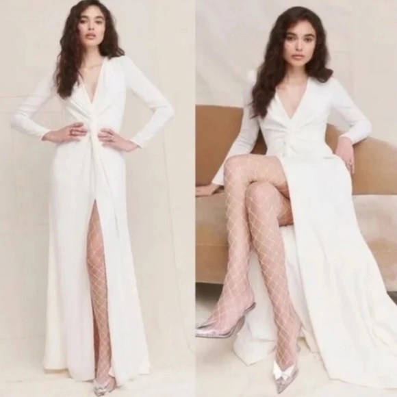 Reformation Dresses & Skirts - Reformation Gatsby gown in Ivory Coast